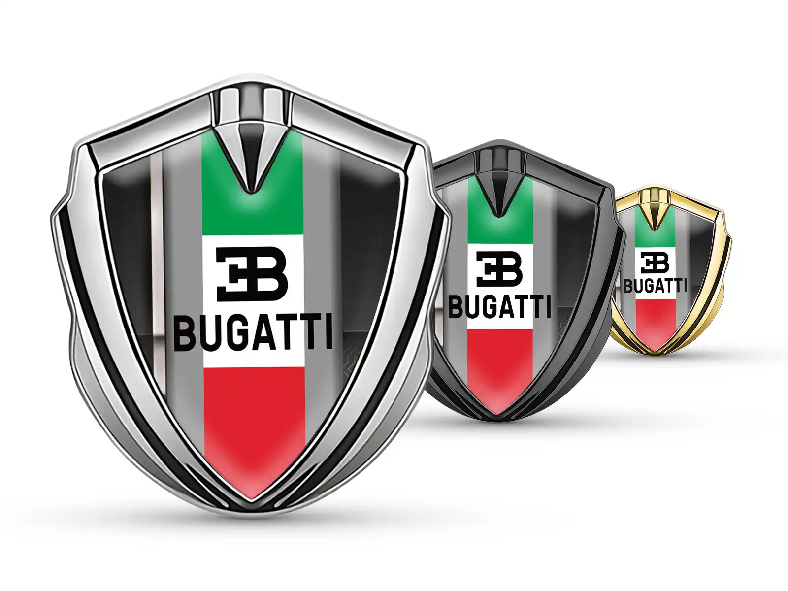 Bugatti Emblem Metall Abzeichen Robuster Premium Bau